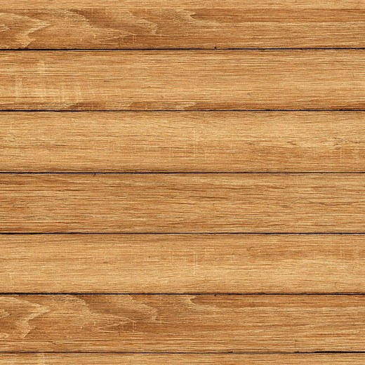 Freshly laid deck boards, close up.